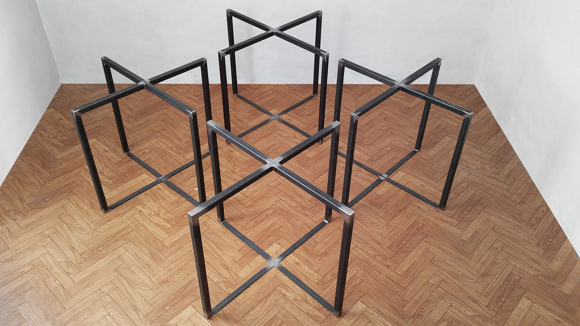 table_acier_bois_design